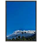 Mounted wooden framed poster of Desert Calm photo from California Poster Art, Studio Edition, displayed in a white frame.