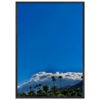 Mounted wooden framed poster of Desert Calm photo from California Poster Art, studio edition, 21x29.7 cm, white frame, home decor.