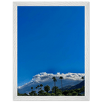 Mounted wooden framed poster of Desert Calm photo from California Poster Art, Studio Edition, featuring a serene desert landscape.