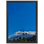 Mounted wooden framed desert calm poster from California Poster Art, Studio Edition, 21x29.7 cm, with white frame.