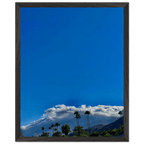 Mounted wooden framed poster of Desert Calm photo from California Poster Art, Studio Edition, 21x29.7 cm, white frame, home decor.