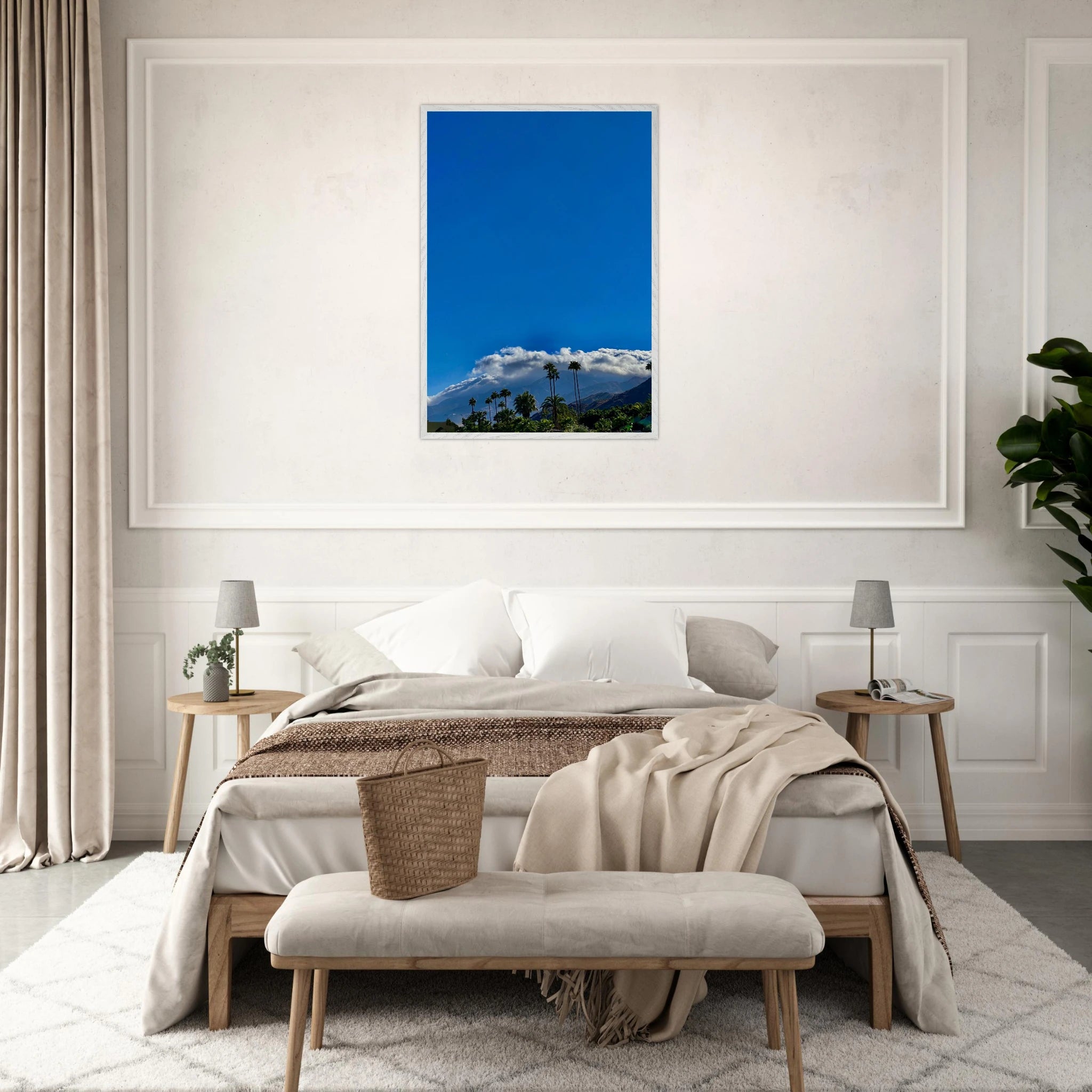 Mounted wooden framed poster of a desert calm photo from California Poster Art, Studio Edition, spring 2026, home decor.