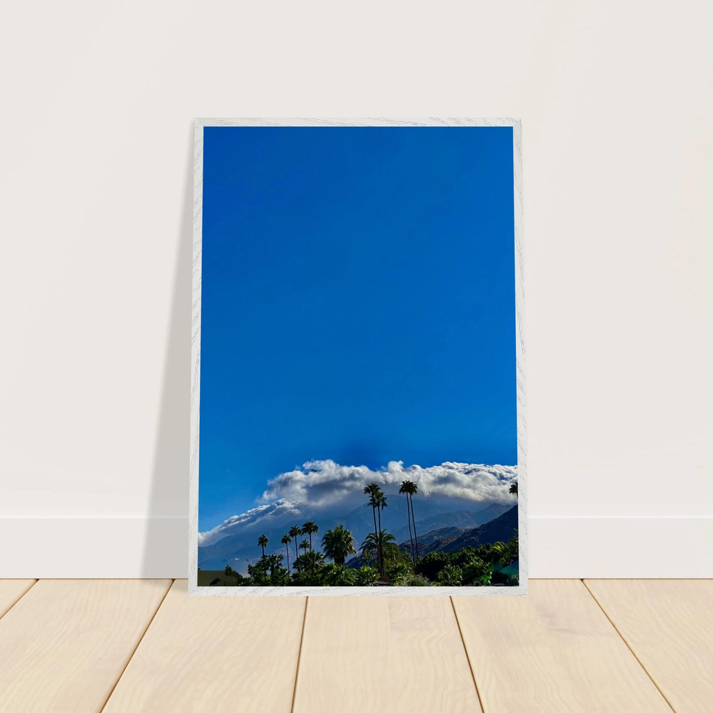 Mounted wooden framed poster of Desert Calm photo from California Poster Art, Studio Edition, 8x12 inch home decor wall art.