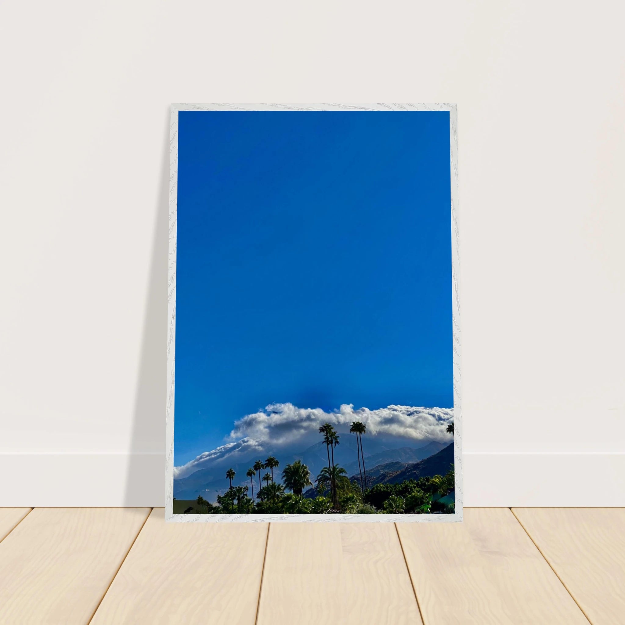 Mounted wooden framed poster of Desert Calm photo from California Poster Art, Studio Edition, 8x12 inch home decor wall art.