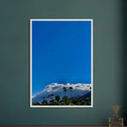 Mounted wooden framed poster of a desert calm photo from California Poster Art, Studio Edition, measuring 21x29.7 cm.