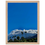 Mounted wooden framed poster of Desert Calm photo from California Poster Art studio edition, 21x29.7 cm, home decor wall art.