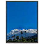 Mounted wooden framed poster of Desert Calm photo from California Poster Art, Studio Edition, in a white frame for home decor.