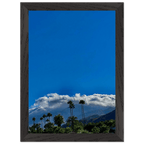 Mounted wooden framed poster of a desert calm photo from California Poster Art, Studio Edition, 8x12-inch home decor print.