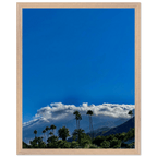 Mounted wooden framed poster of Desert Calm photo from California Poster Art, Studio Edition, 21x29.7 cm home decor artwork.