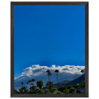 Mounted wooden framed poster of Desert Calm photo from California Poster Art, Studio Edition, featuring a serene desert scene.
