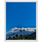 Mounted wooden framed poster of Desert Calm photo from California Poster Art, Studio Edition Spring 26, in a white frame for home decor.
