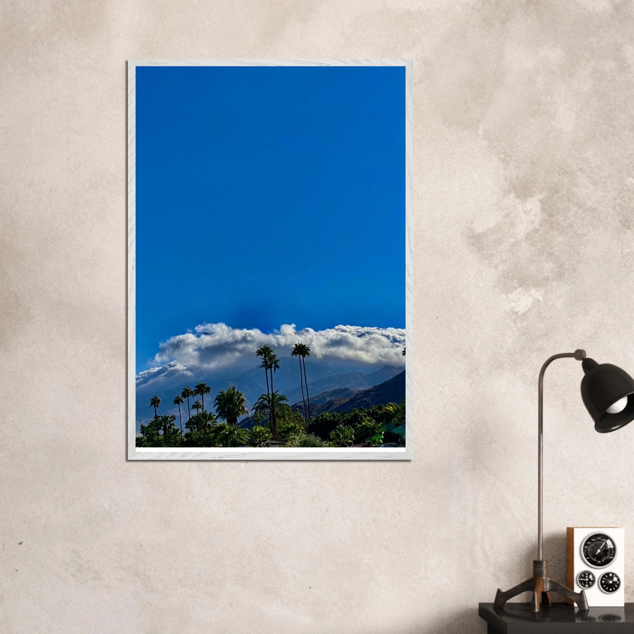 Mounted wooden framed Desert Calm photo poster from California Poster Art Studio Edition, spring 2026, designed for home decor.