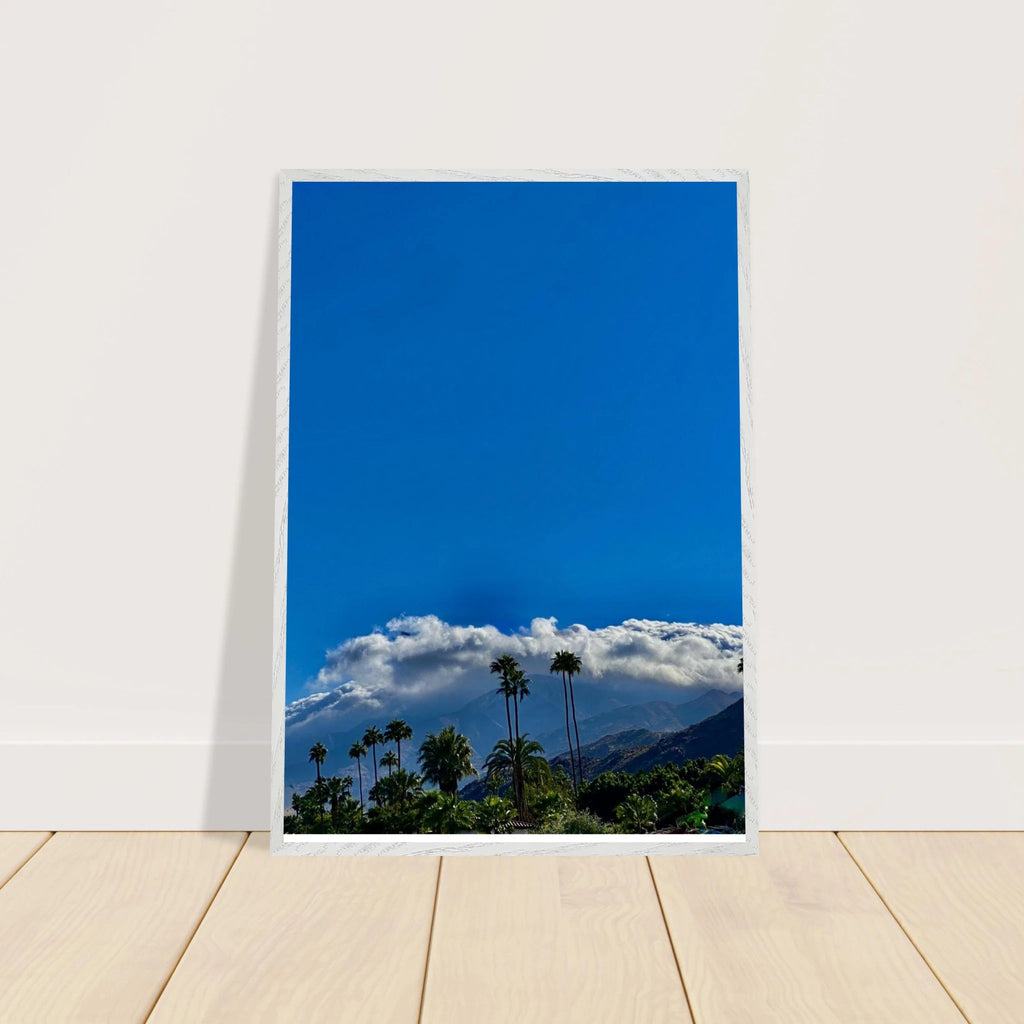 Mounted wooden framed poster of a desert calm photo from California Poster Art, studio edition, spring 2026, home decor artwork.