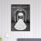 Cotswolds Estate aluminum framed poster featuring black and white summer light and shadows, part of the My Store travel collection.