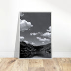 Black and white mounted framed poster of a German river view, part of the spring 2026 travel collection by My Store.