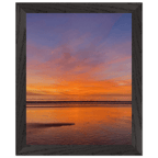 Vibrant California Sunset framed poster in a white wooden frame, featuring colorful California poster art in a 15x20 cm print.