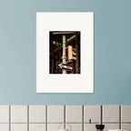 NYC Series framed poster featuring iconic street signs, urban decor print on high-quality material with a white frame, 20x25 cm.