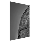 Black and white minimalist abstract canvas wall art featuring architectural light study, part of the Travel Collection Studio Edition.