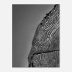 Minimalist black and white abstract canvas wall art featuring architectural light study, part of the Travel Collection Studio Edition.