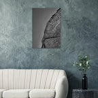 Minimalist black and white abstract canvas wall art featuring architectural light study, part of the Travel Collection Studio Edition.