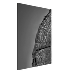 Minimalist black and white abstract canvas wall art featuring architectural light study, 20x30cm print from Travel Collection Studio Edition.