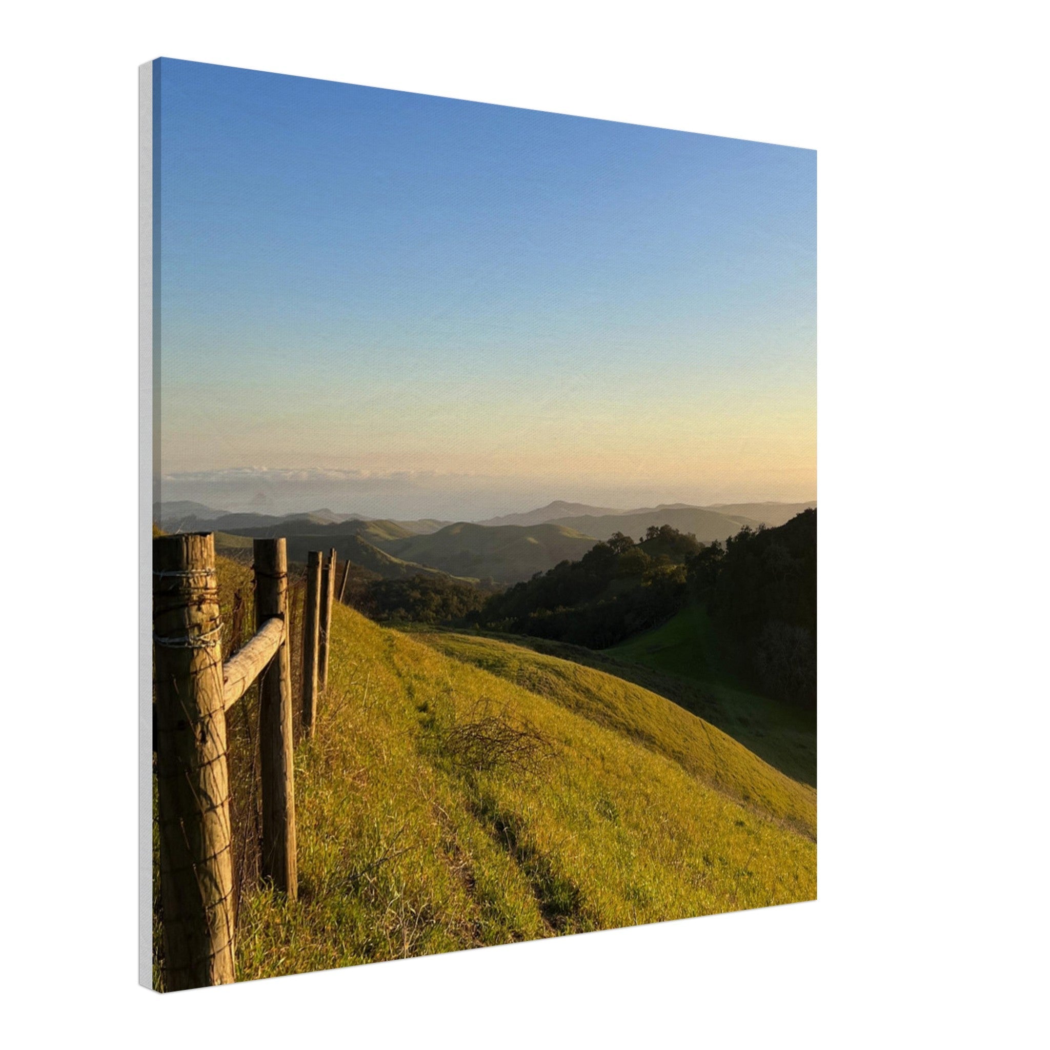 Canvas art print of a Central Coast sunset, wall art featuring California landscape, Studio Edition on high-quality canvas.