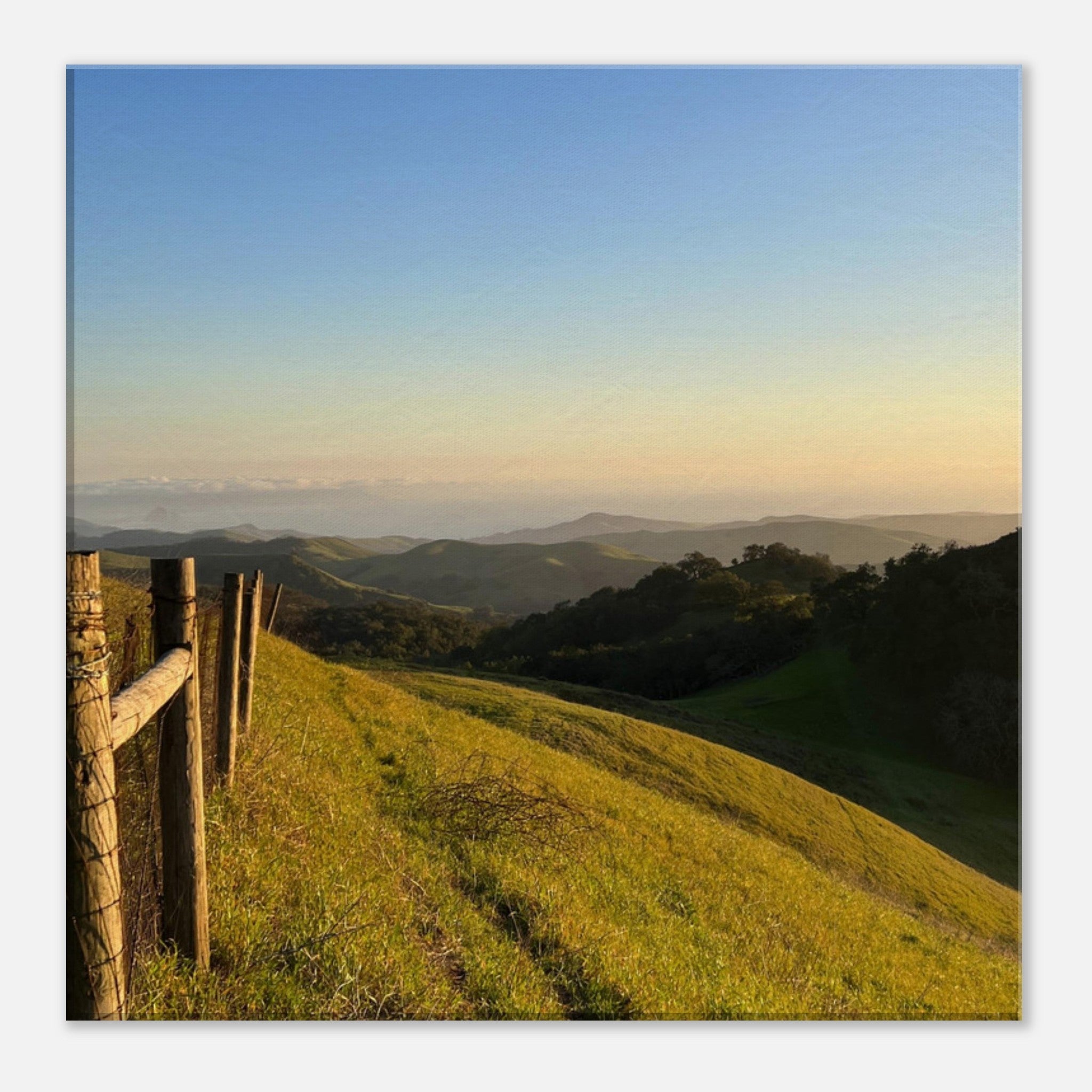 Canvas art print of a Central Coast sunset, California wall art, studio edition on 20x30 cm canvas, by My Store.
