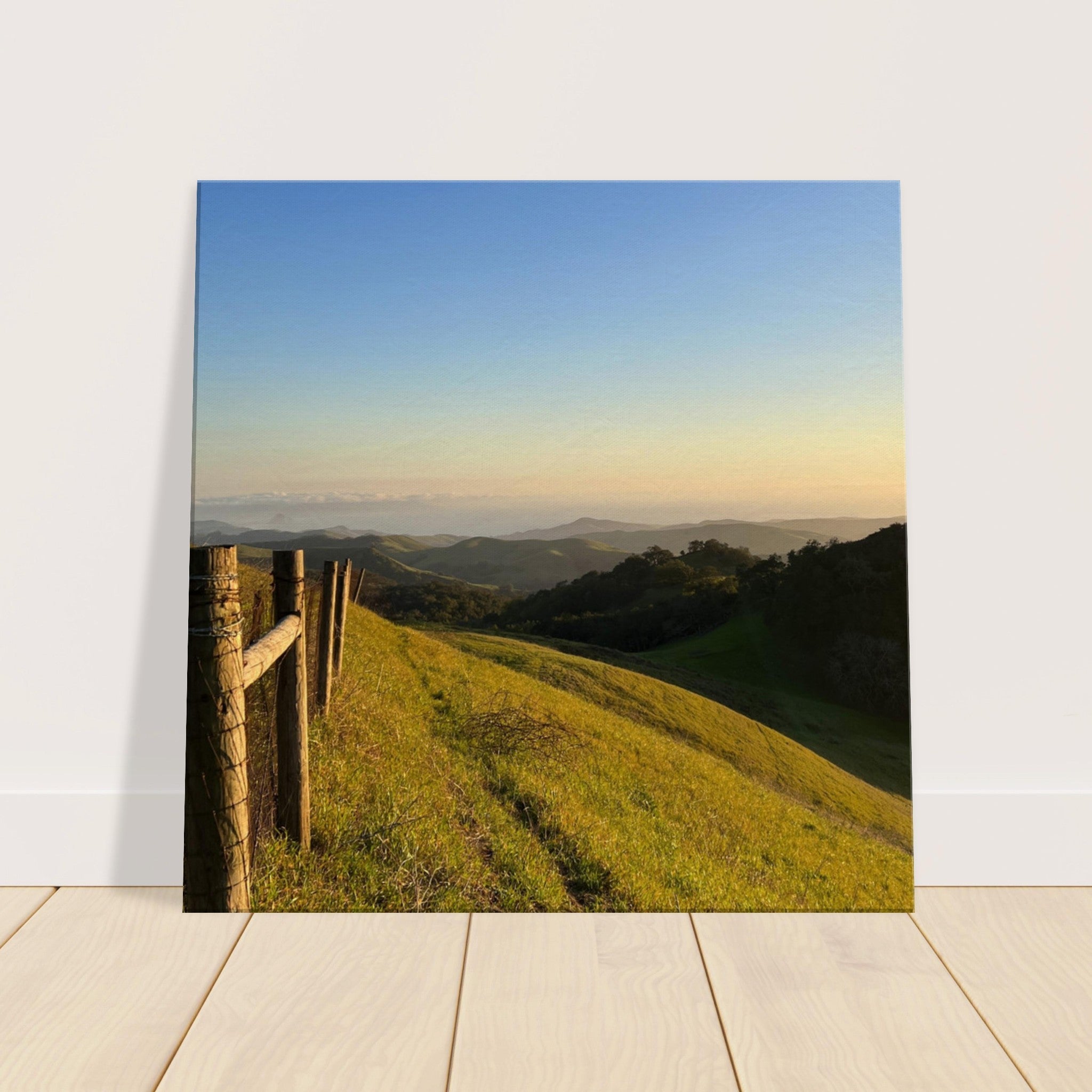 California canvas print of a Central Coast sunset, wall art by Studio Edition, 20x30 cm, vibrant coastal landscape artwork.