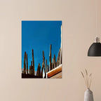 Canvas print of Mexico cactus family on rooftop, part of My Store Travel Collection Studio Edition, Spring 26, featuring vibrant cactus scene.