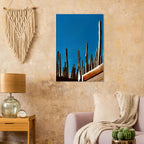 Canvas print of Mexico cactus family on rooftop, part of My Store's Travel Collection Studio Edition Spring '26, 20x30 cm.