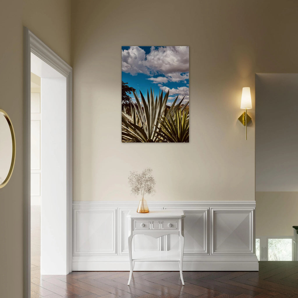 Oaxaca Desert canvas artwork featuring mezcal plantation, part of the Spring' 26 travel collection by My Store.