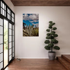 Oaxaca Desert canvas artwork featuring a mezcal plantation from the Spring' 26 travel collection by My Store.