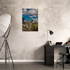 Oaxaca Desert canvas artwork featuring mezcal plantation from the Spring '26 travel collection by My Store.