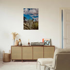 Canvas artwork depicting Oaxaca Desert mezcal plantation from the Spring '26 travel collection by My Store.