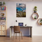 Oaxaca Desert canvas artwork featuring mezcal plantation from the travel collection by My Store, Studio Edition.