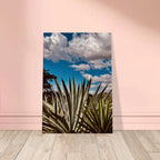 Vibrant canvas artwork of Oaxaca Desert mezcal plantation from Studio Edition travel collection.