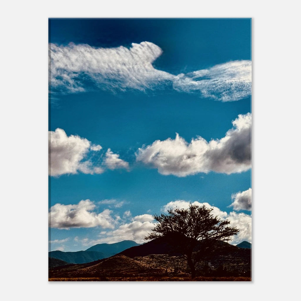 Oaxaca Mountains canvas artwork from the Travel Collection, showcasing vibrant colors and details of Mexico's landscape.