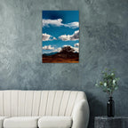 Oaxaca Mountains canvas artwork from Travel Collection, showcasing vibrant colors and serene landscape details.