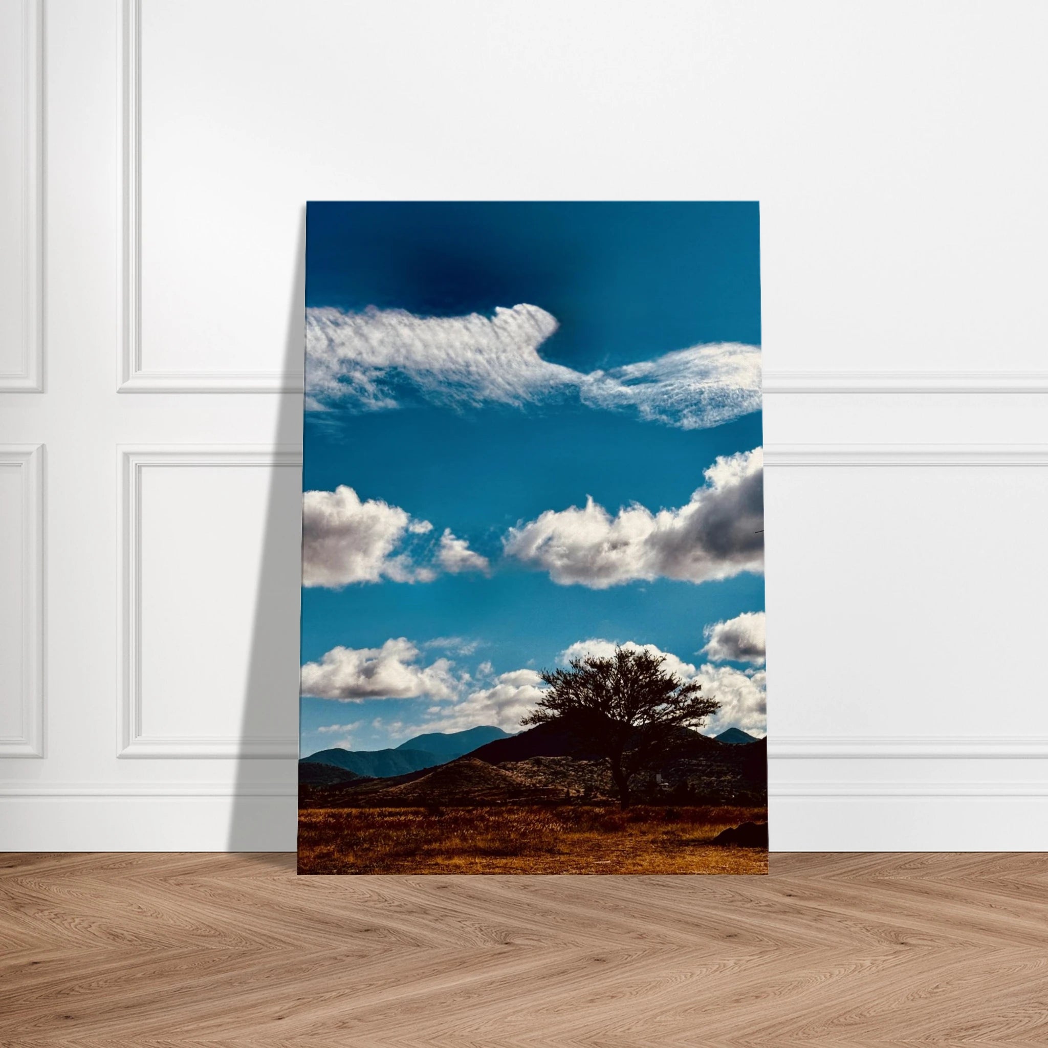 Oaxaca Mountains canvas artwork from Travel Collection, showcasing vibrant colors and scenic landscape details.