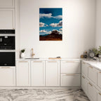 Oaxaca Mountains canvas artwork from the travel collection, featuring vibrant colors and scenic landscapes.