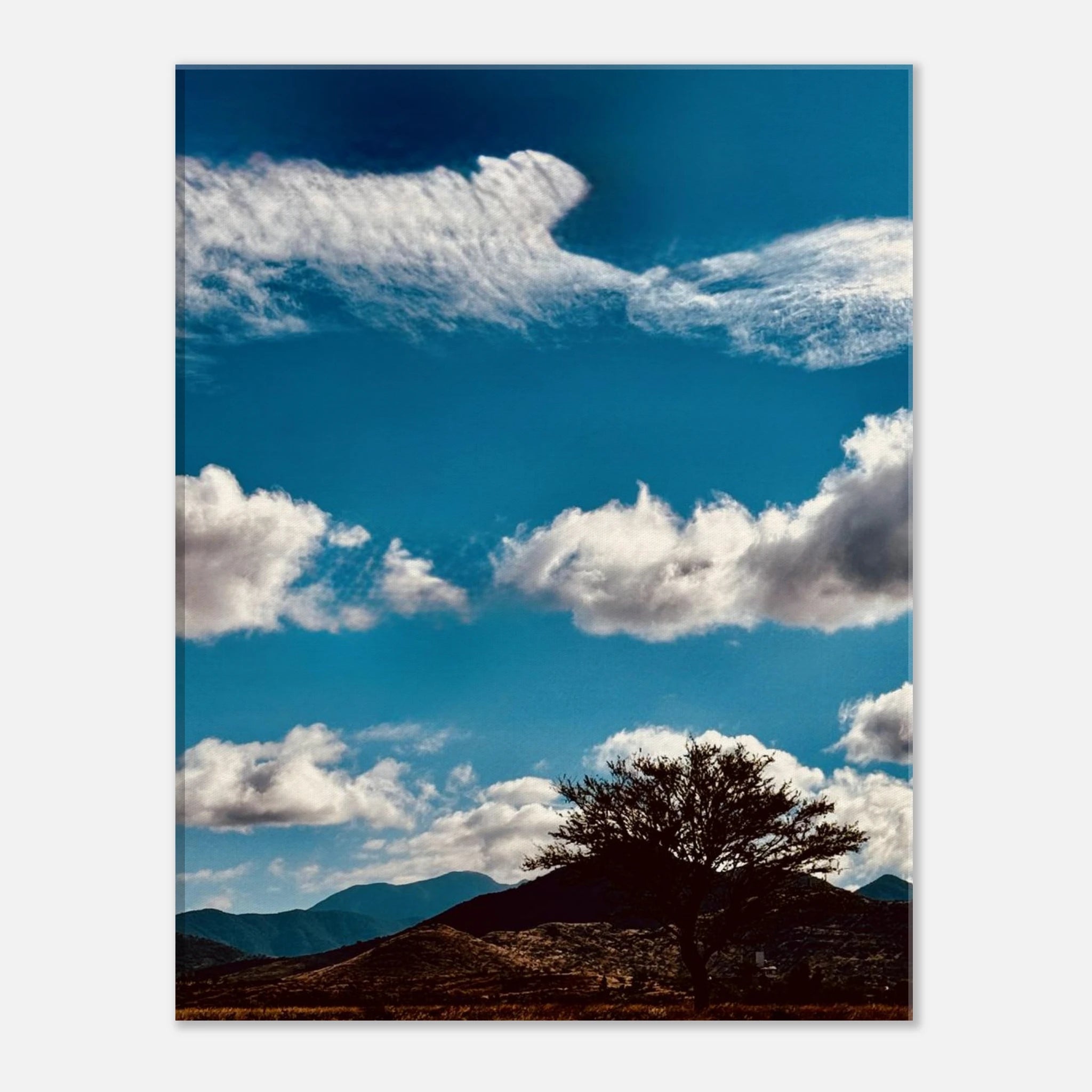 Oaxaca Mountains canvas artwork from My Store's Spring '26 travel collection, featuring vibrant colors and stunning landscapes.