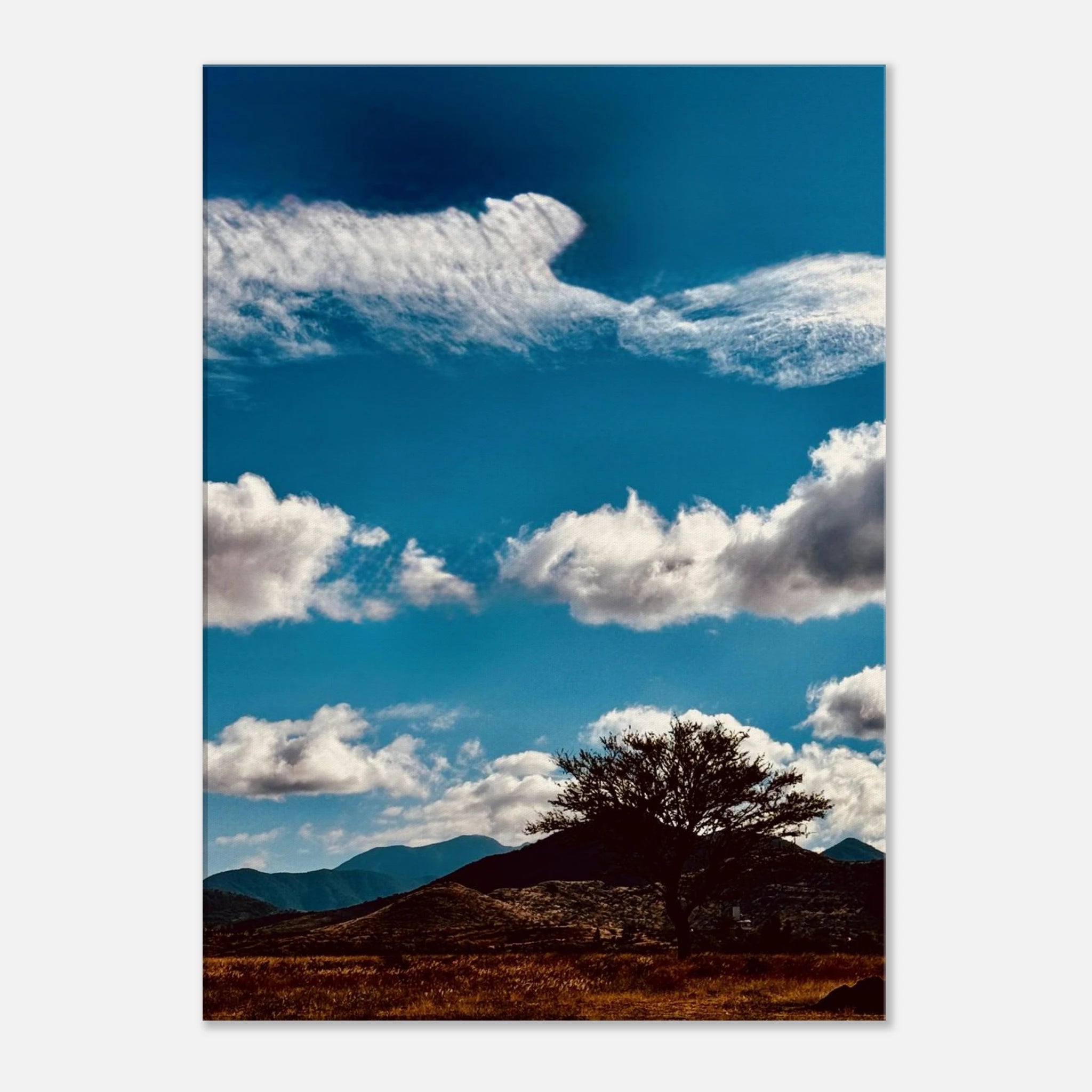 Oaxaca Mountains canvas artwork from the Travel Collection, showcasing vibrant landscapes in a studio edition print.