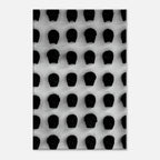 Black and white Monochrome Skull Grid canvas wall art, minimalist abstract photography print, 20x30 cm, part of Travel Collection Studio Edition.