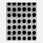 Black and white monochrome skull grid canvas wall art, minimalist statement photography print, abstract design, 20x30 cm.