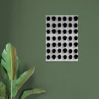Black and white Monochrome Skull Grid canvas wall art, minimalist photography print, abstract travel collection studio edition.
