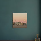 Moody SoCal Beach wall art print on canvas, bedroom wall hanging featuring California beach scene, studio edition by My Store.