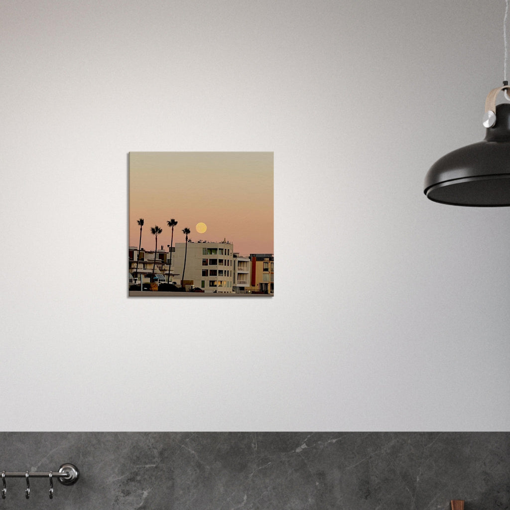 Moody SoCal Beach wall art print on canvas, bedroom wall hanging featuring California coastal scenery, studio edition by My Store.