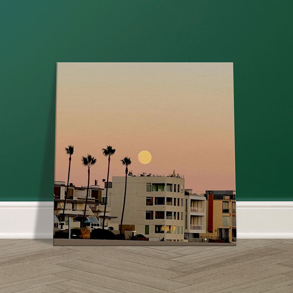 Moody SoCal Beach wall art print by My Store showing a California beach scene on canvas for bedroom decor.