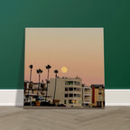Moody SoCal Beach wall art print by My Store showing a California beach scene on canvas for bedroom decor.