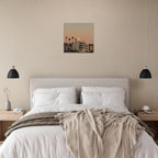 Moody SoCal Beach California canvas wall art print, 20x30cm, bedroom wall hanging, Studio Edition, featuring beach scene.